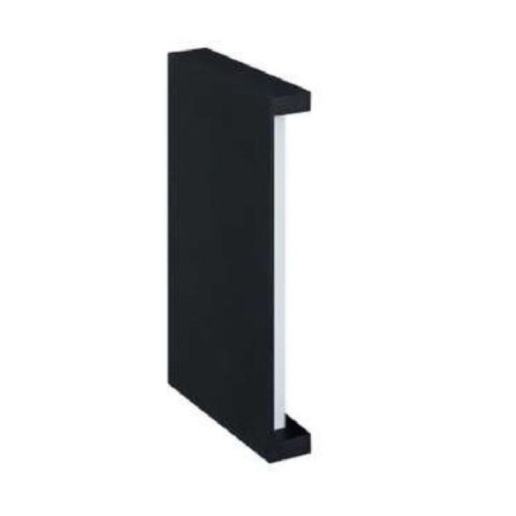 Aplique de Luz Indirecta Negro 6W 20CM 3000K IP65