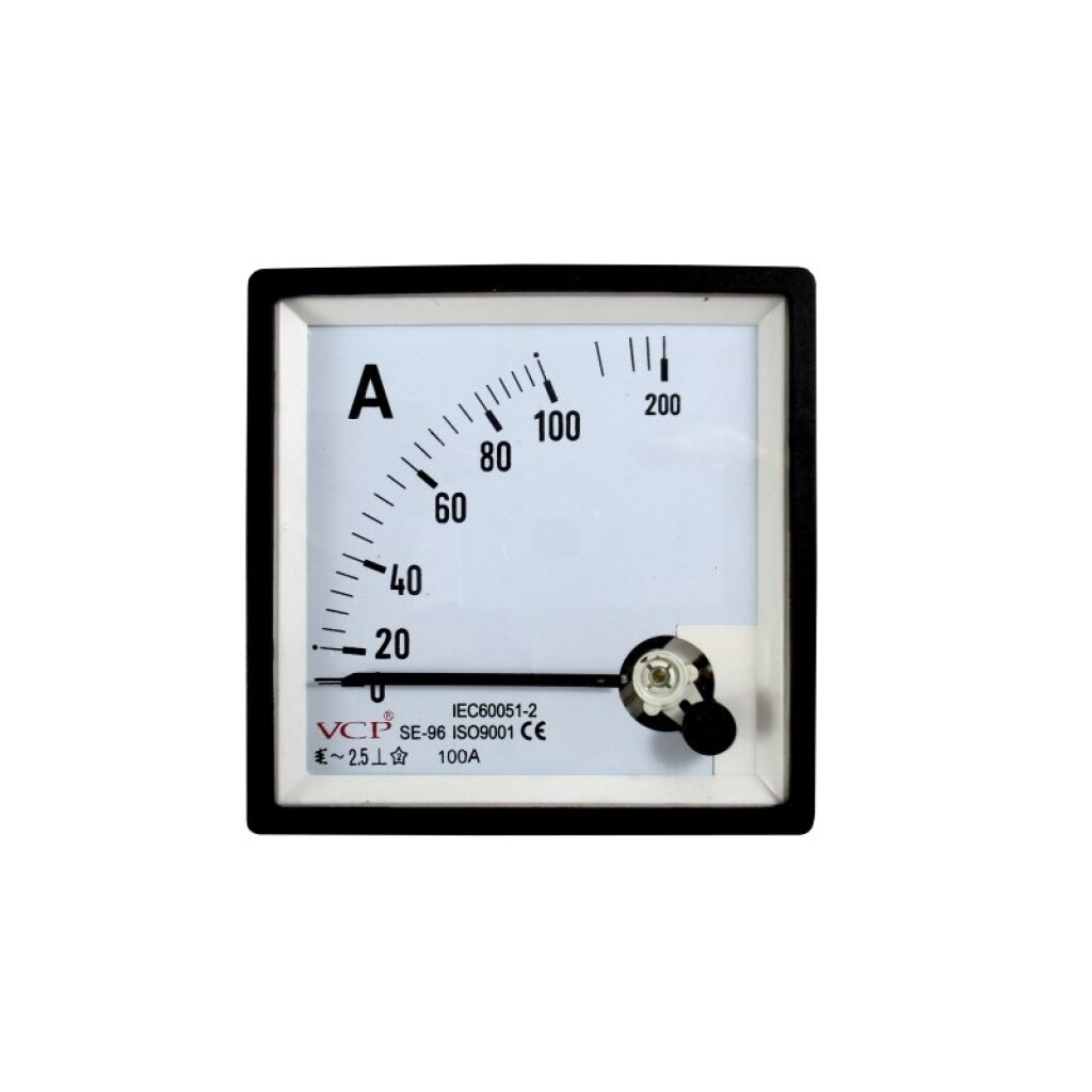 Amperimetro 96X96100 Amp. Directo