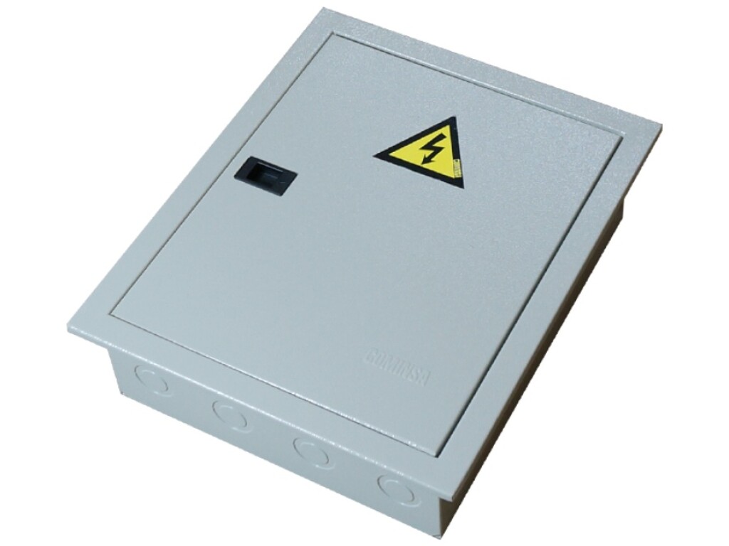 Tablero Emb. Metal DIN 24TM C/Barra Neutro < 63A