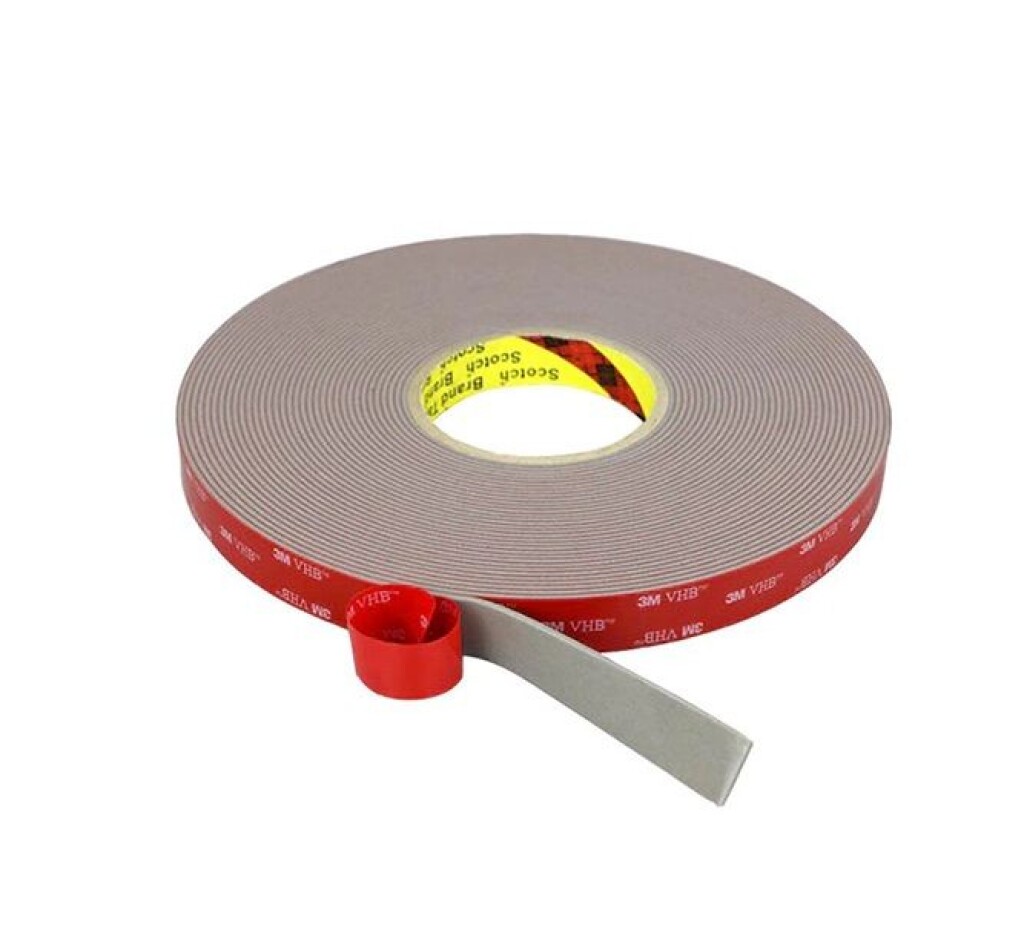 Cinta Doble Faz VHB4991 Gris 12MM X 33M