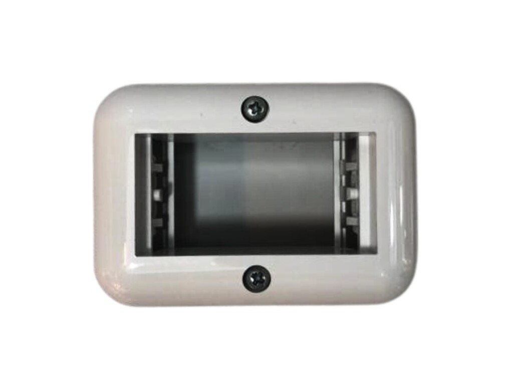 Caja Ext. Plastica 1 Modulo Blanco