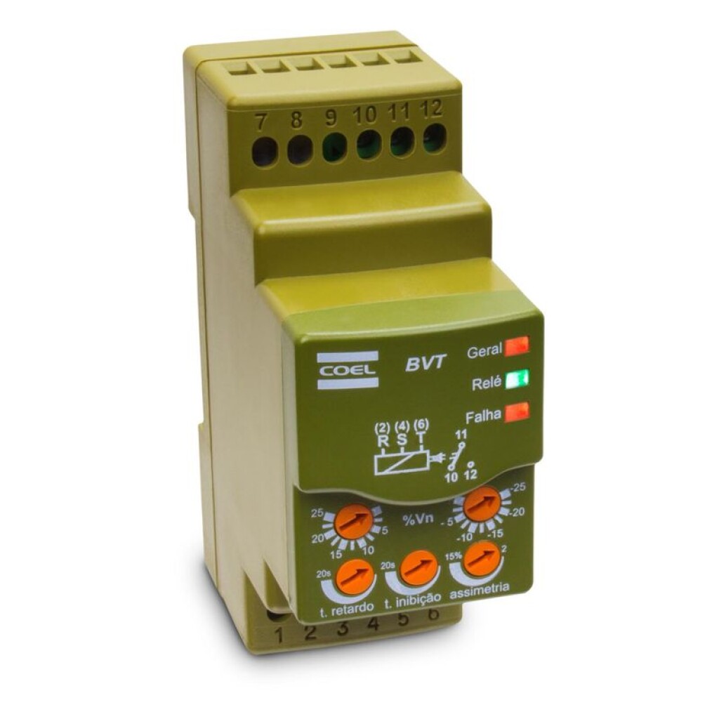 Rele Bvtt-P Falta de Fase, Secuencia, Min/Max 380VCA