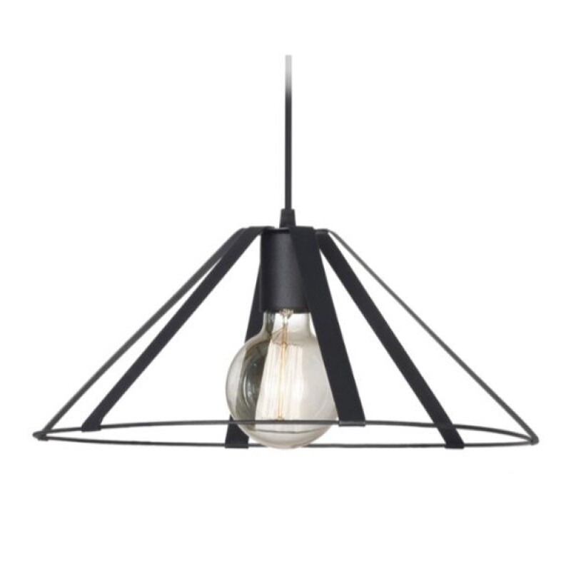 Colgante Esquel 1L Conico Negro E27