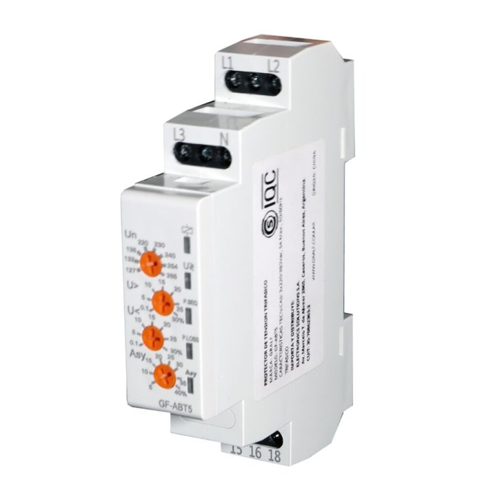 Rele de Proteccion ABT5 Trifasico + Neutro