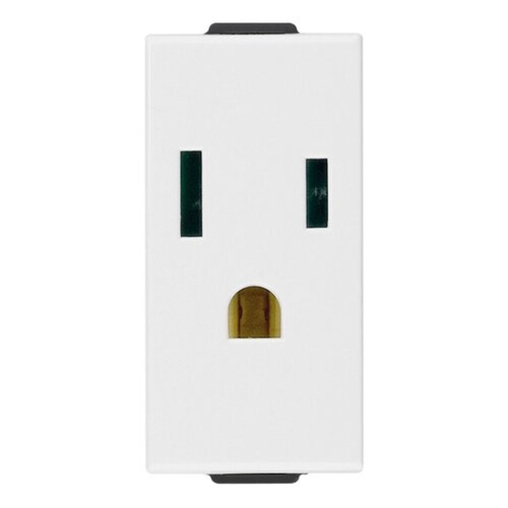 Modulo Toma Polarizada 2x16A+T Blanco Neve UP