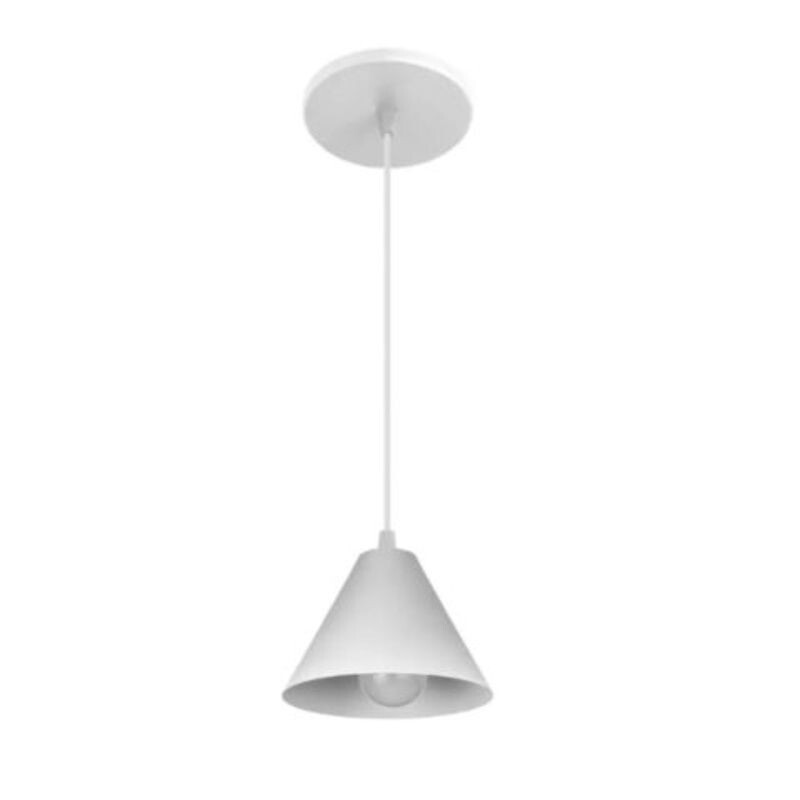 Colgante Lena E27 Blanco 18CM