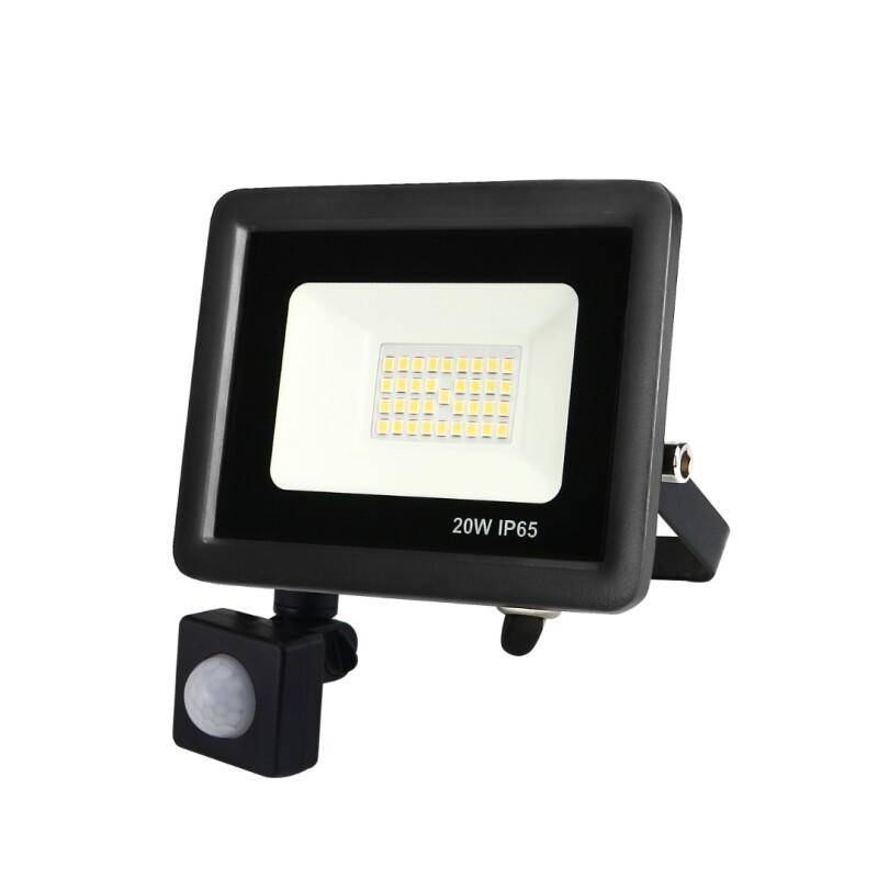 Proyector LED C/ Sensor 20W 6500K IP65