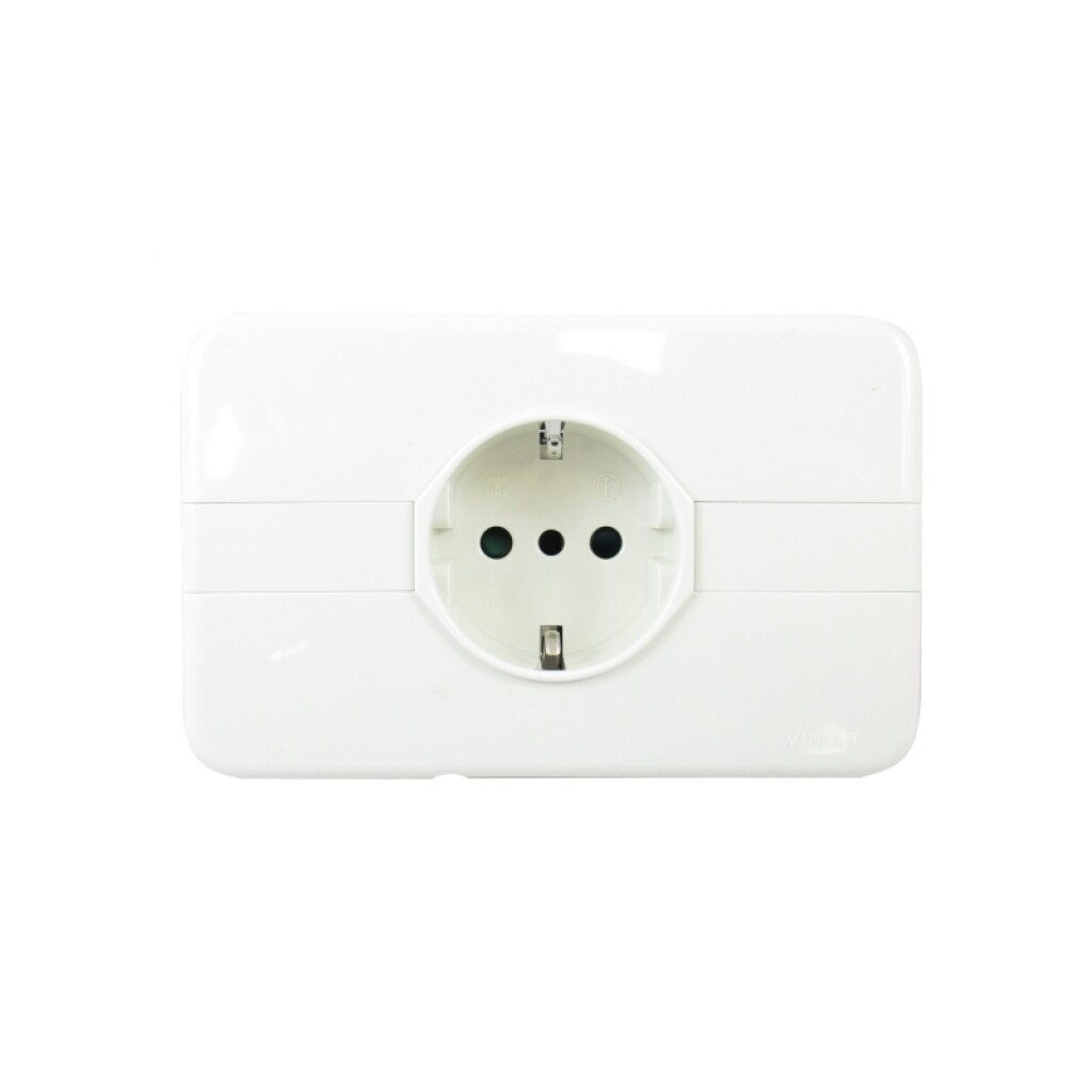 Modulo Toma Schuko 2X16A+T C/Placa Standard Linea Clasica