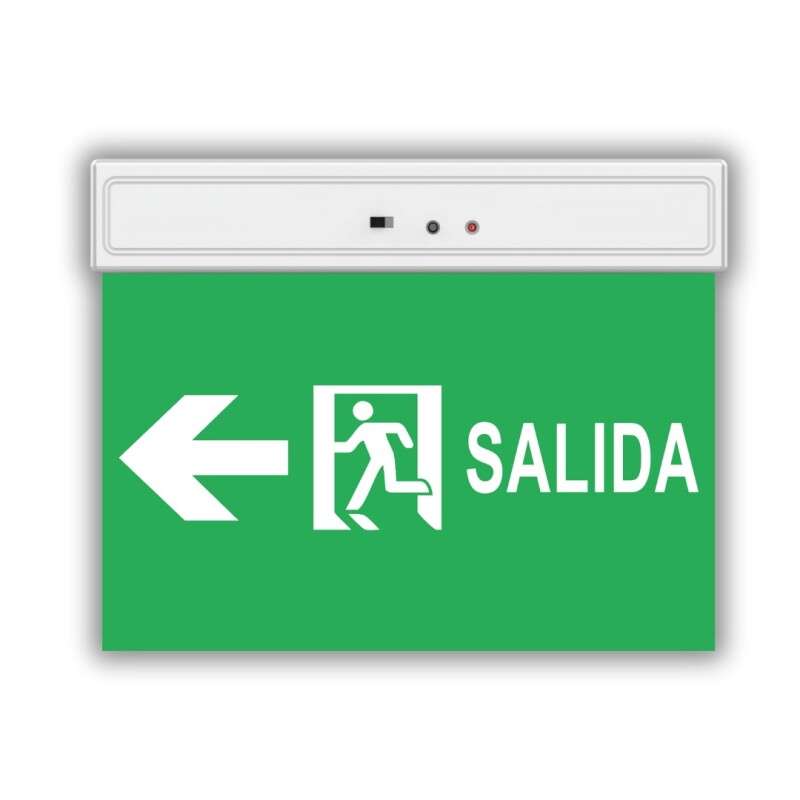Señaletica Salida Puerta Fondo Verde 24X18.5CM