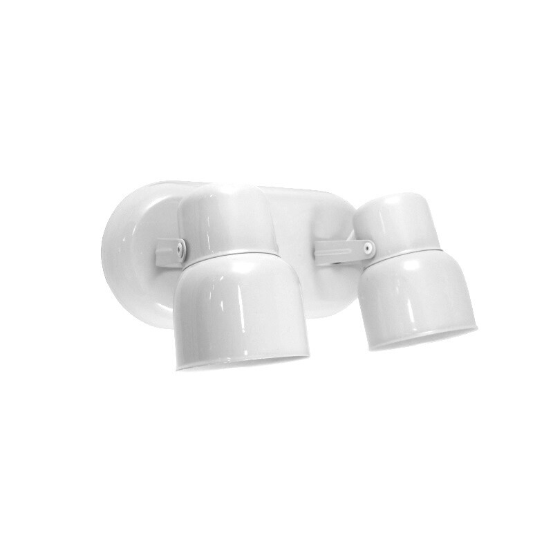 Aplique 2 Luces Carilo E27 Blanco