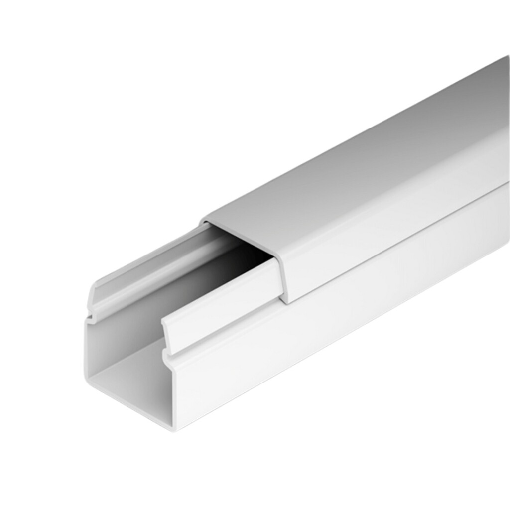 Cablecanal 18X21MM Blanco C/Adhesivo. GENROD