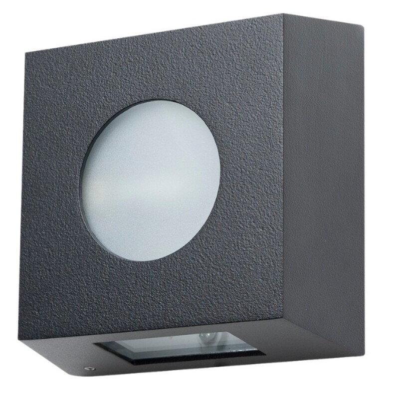 Aplique Balizador Slim VCP G9 Vidrio y Aluminio Negro