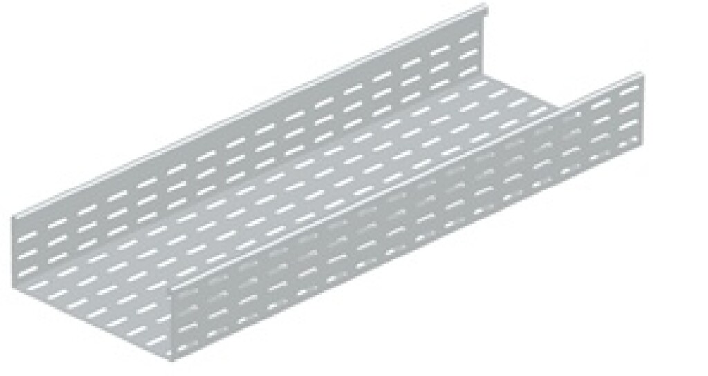 Bandeja Perforada U 100X50 MM X 3 MTS CH.22 con Virola 180º Reforzado