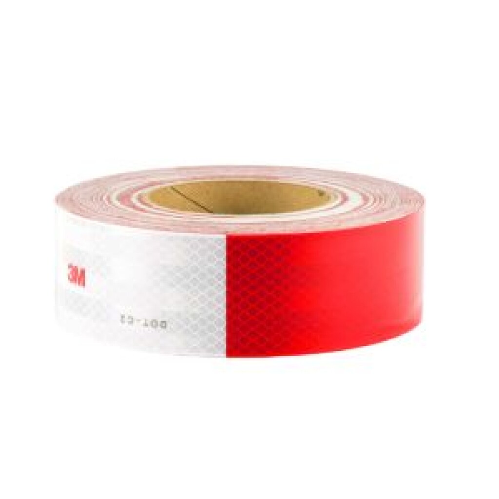 Cinta Reflectiva Rojo/Blanco (5 CM X 45,73 Mts)