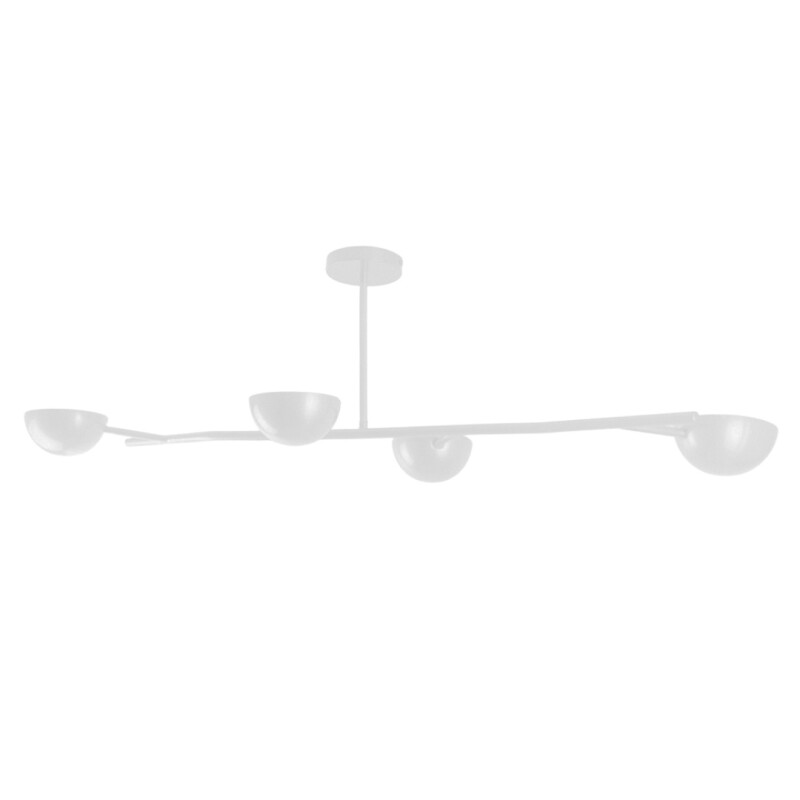 Colgante Ball 4L G9 Blanco Chapa