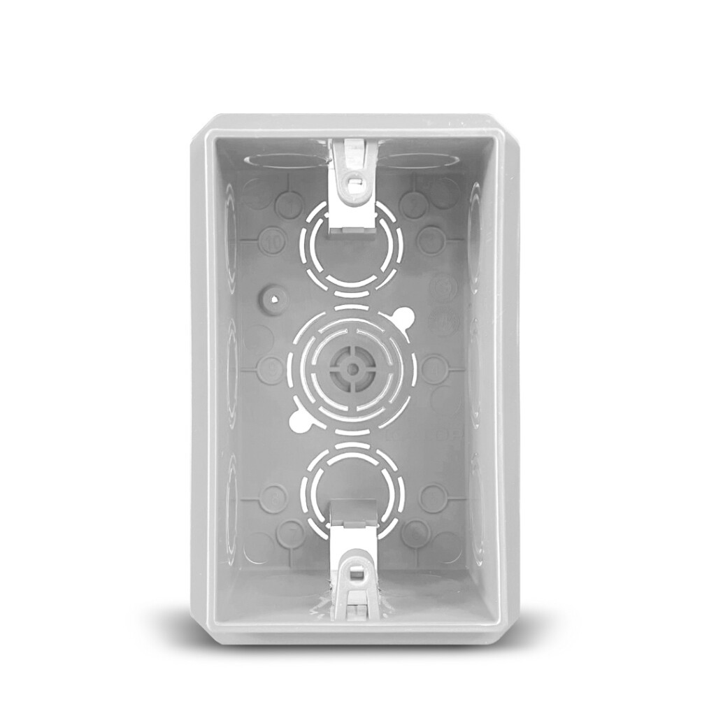 Caja de Llave 2X4 de Embutir Gris KALOP