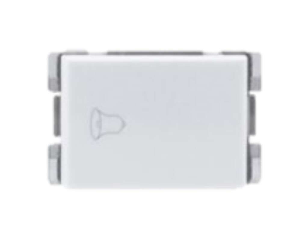 Interruptor Pulsador de Timbre Atenea Plus 10A 250V Blanco