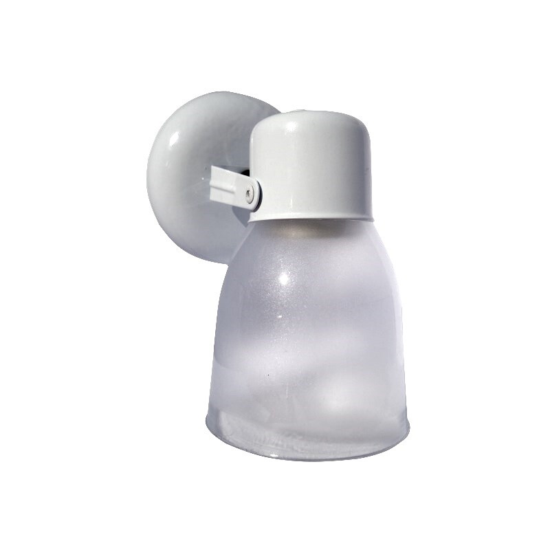 Aplique 1 Luz C/Tulipa Policarbonato Lujan E27 Blanco