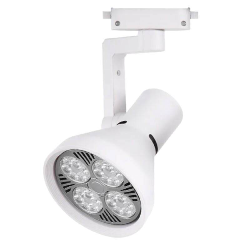 Cabezal P/ Riel Monofasico PAR30 Classic Blanco D115 L140