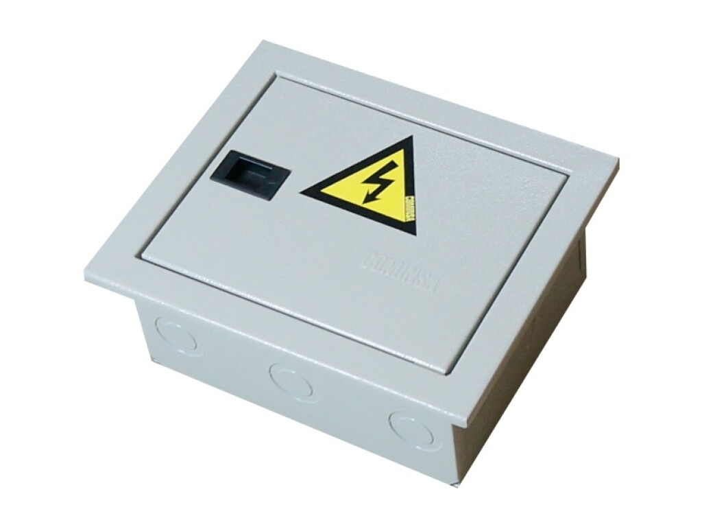 Tablero Emb. Metal DIN 6TM C/Barra Neutro < 63A