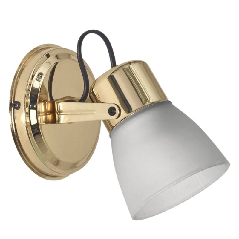 Aplique 1 Luz C/Tulipa Belen Oro E27