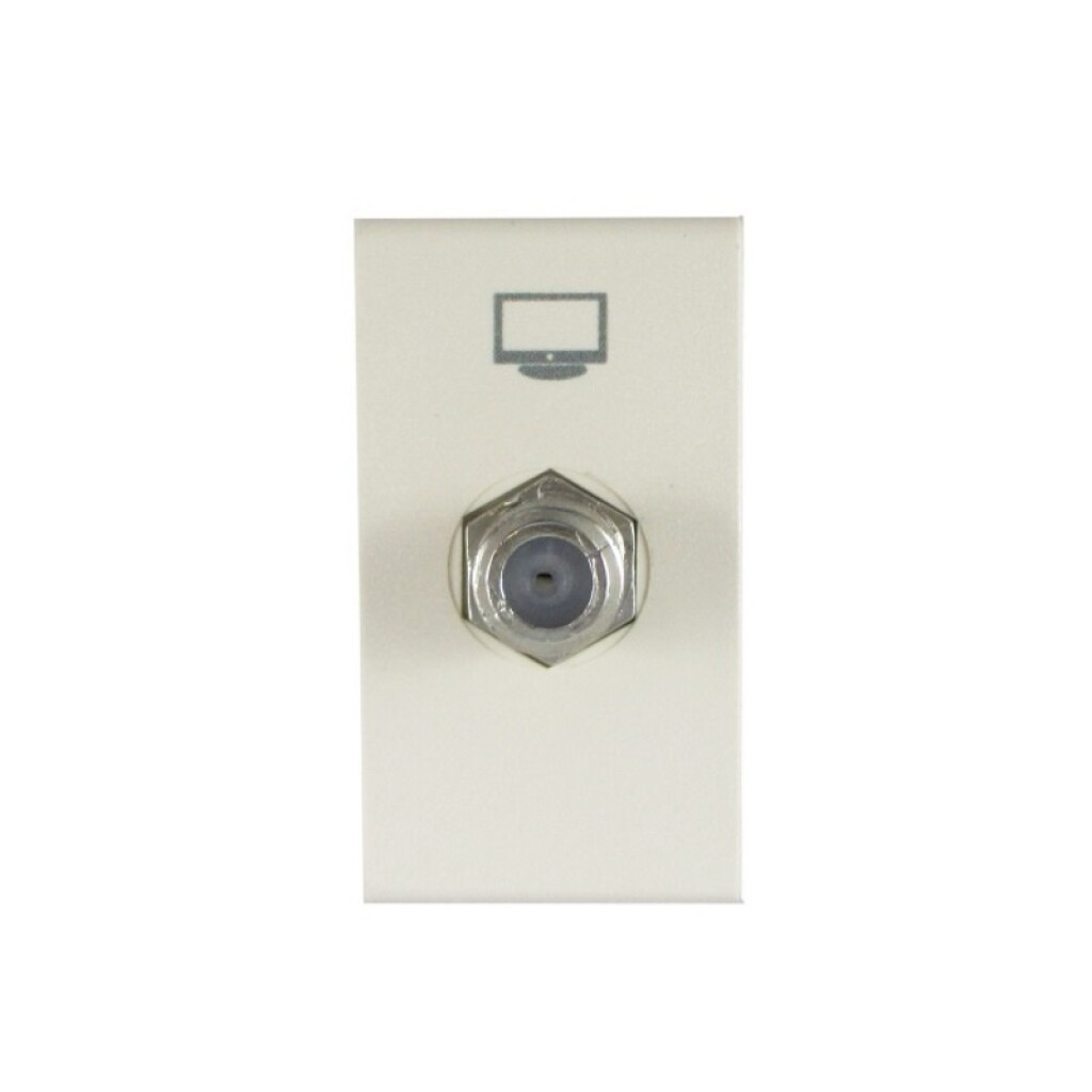 Modulo Toma Prolong. Catv Pin Fino Marfil