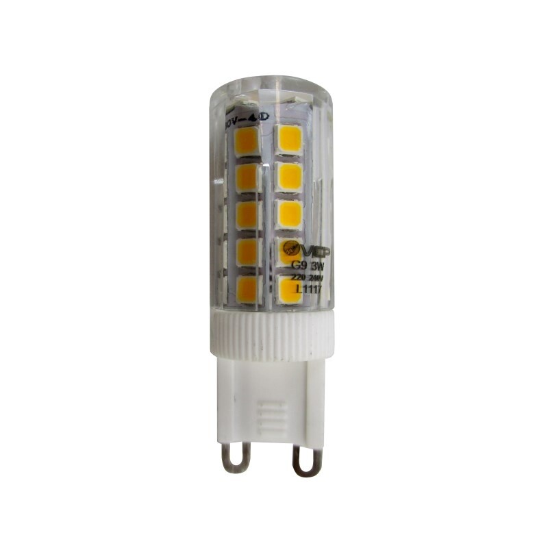 Lampara LED Bipin 3W 3000K 220-240V G9 NO Dimmerizable