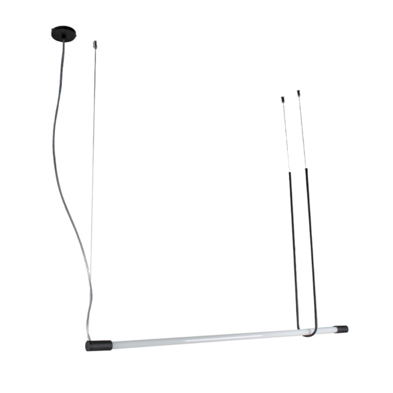 Colgante Traco para Tubo LED 120CM Negro