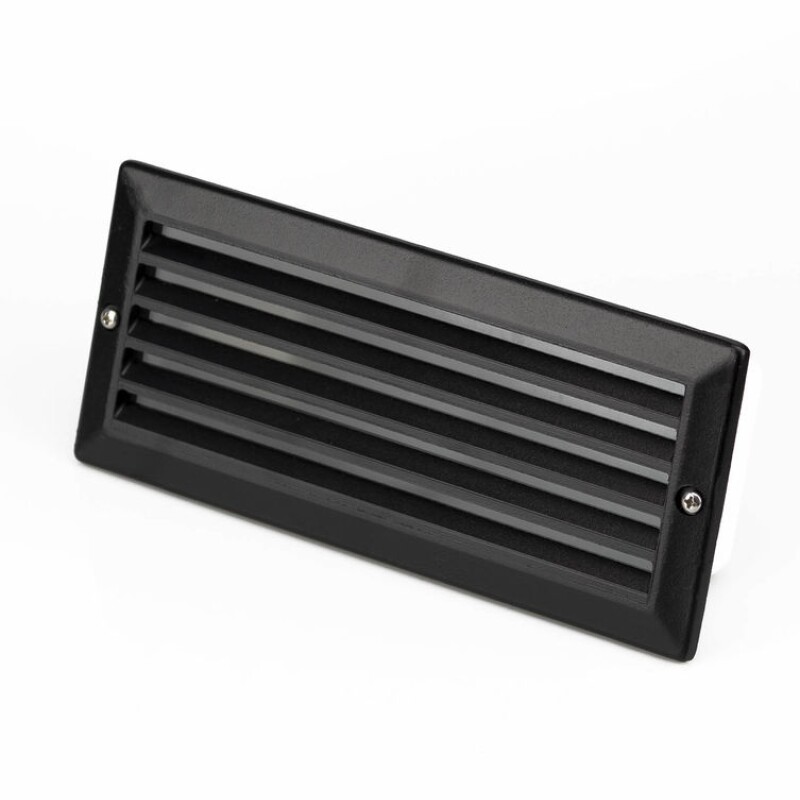 Artef. Escalera 1L E27 Negro Aluminio