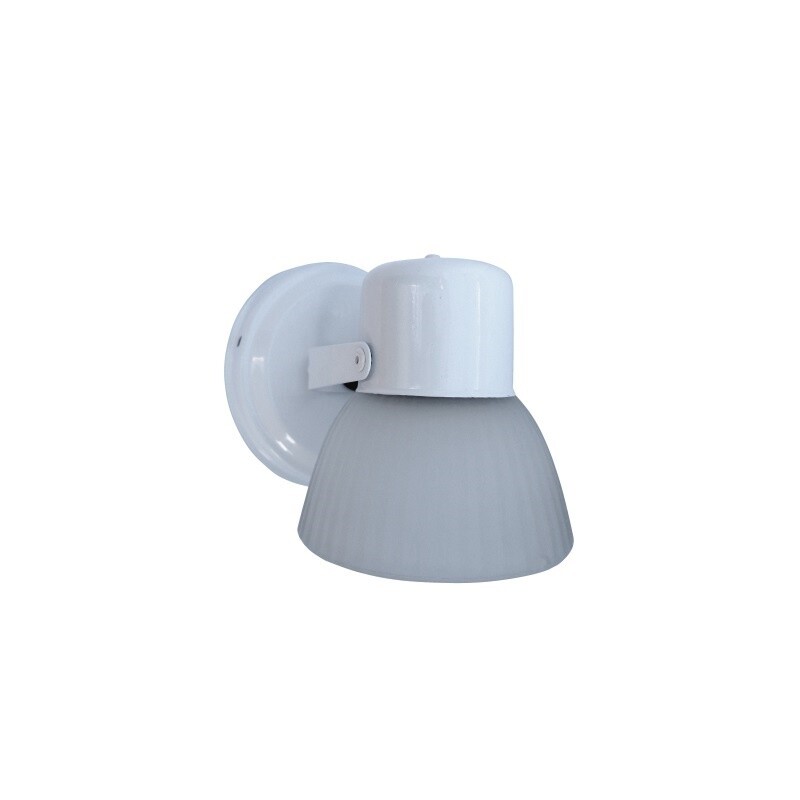 Aplique 1 Luz C/Tulipa Satinada Blanco E27