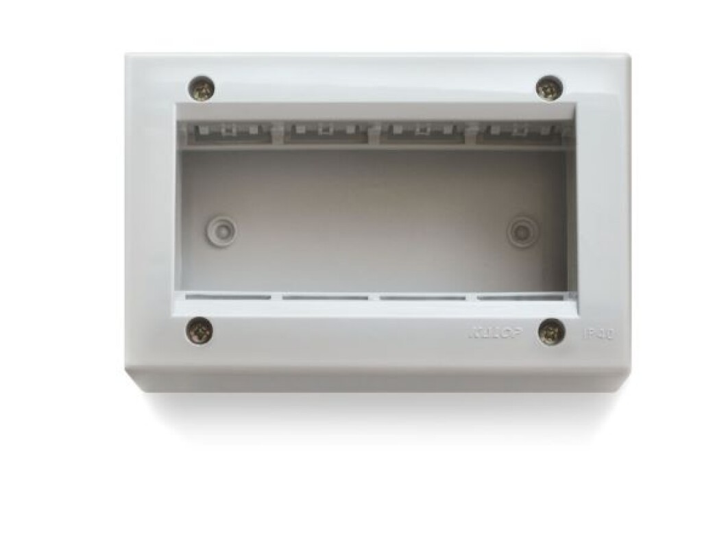 Caja Sigma IP40 4MÓDULOS Gris - LM