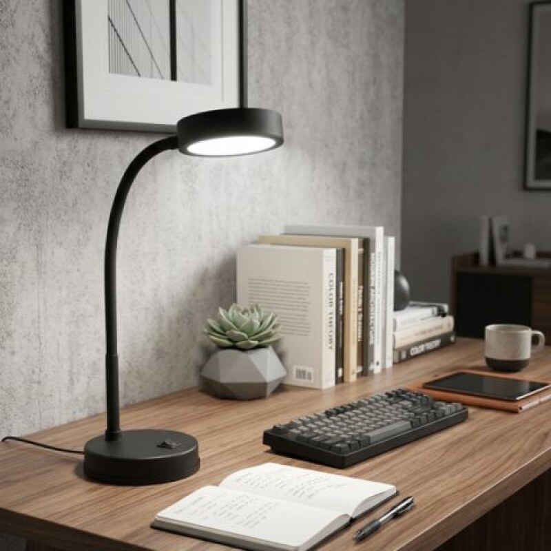 Velador de Mesa Elo 6W Negro 6500K